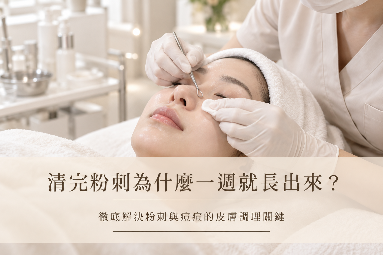 清完粉刺為什麼一週就長出來？粉刺反覆的原因解析